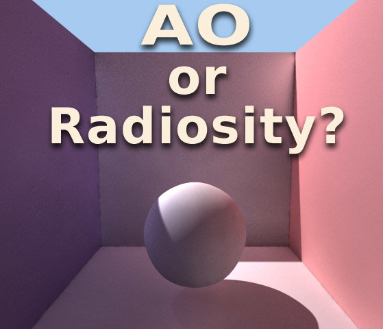 Comparison of AO and Radiosity Renders