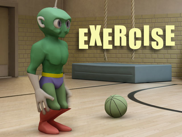 New Radiosity render of 2004 animation with PRJ.